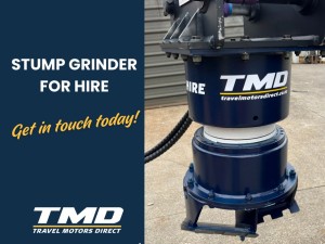 Excavator Stump Grinder Attachment for Hire